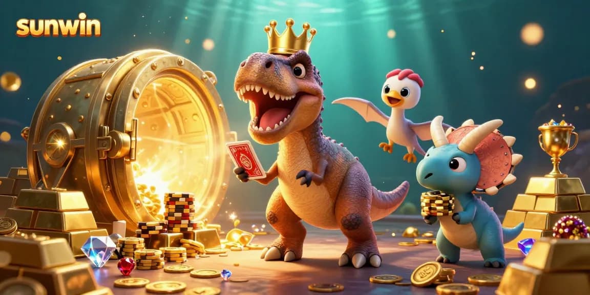 Engage with the thrill of sunwin in this vibrant, dynamic casino adventure scene.