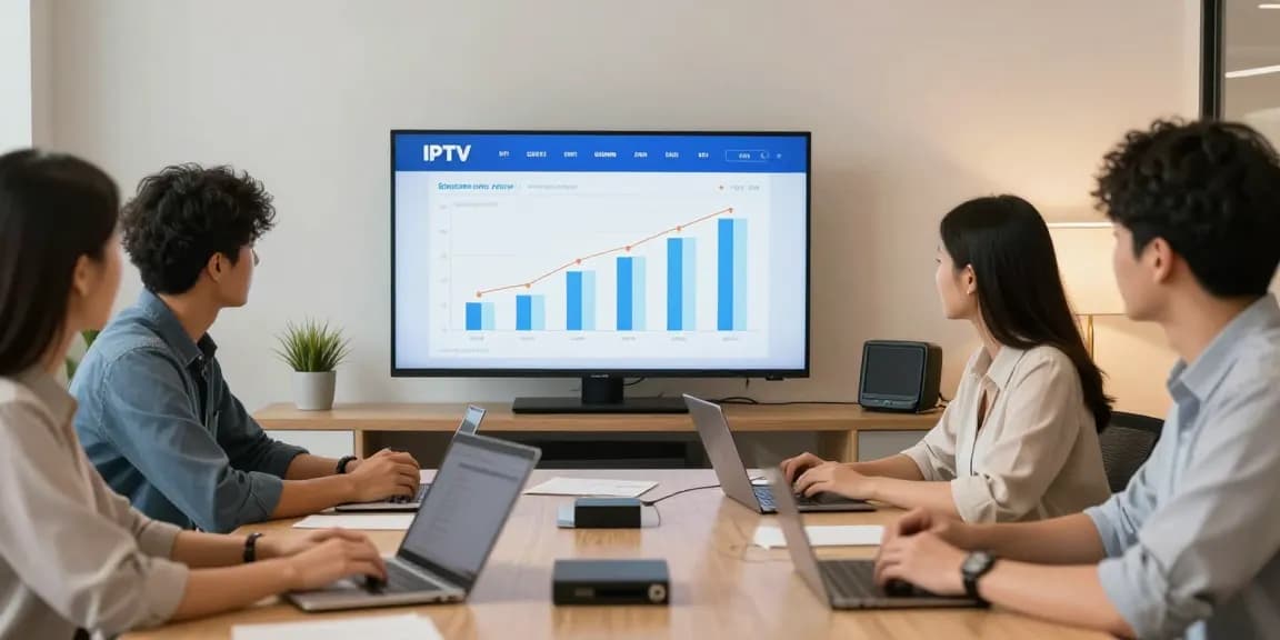 IPTV UK services provided by trusted local professionals, showcasing reseller partnership in a community-oriented setting.