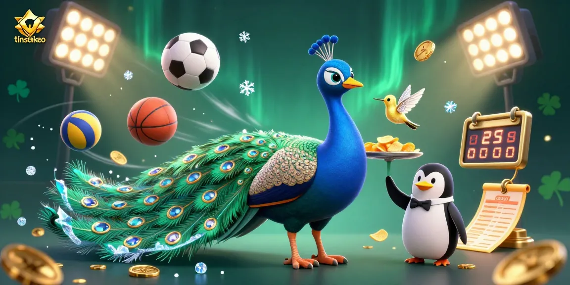 Experience thrilling sports betting with tinsoikeo, featuring vibrant characters and engaging elements.