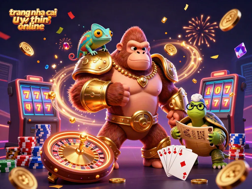 Experience exciting gameplay at trang nha cai uy tin online with vibrant characters and casino elements.