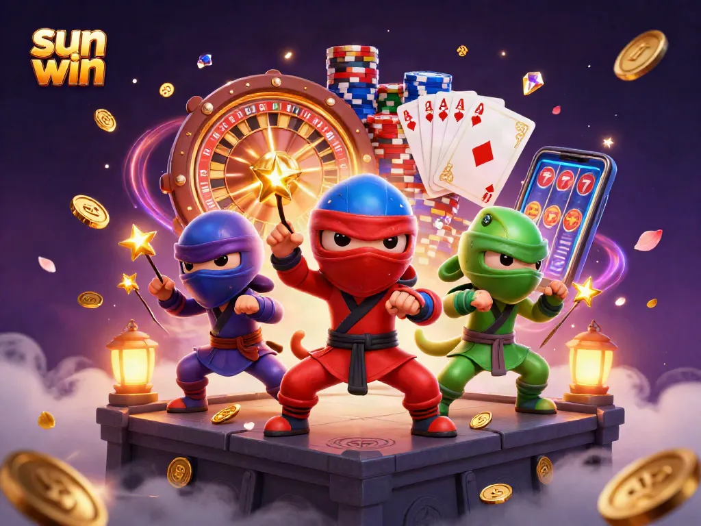 Experience exciting gameplay at sun win with dynamic ninja chameleons in a rich casino adventure.