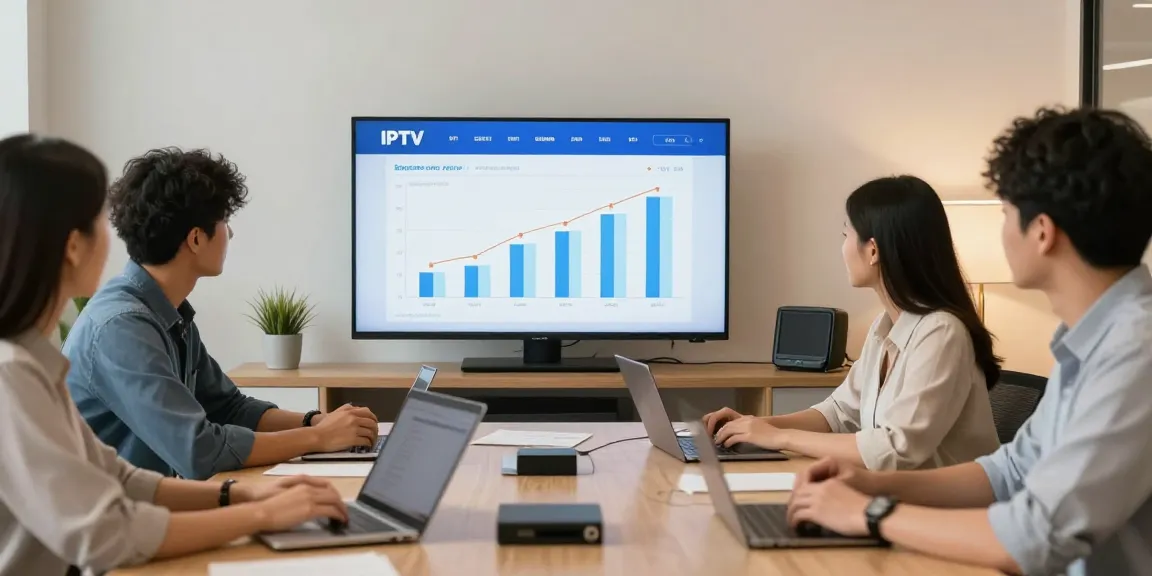 IPTV UK services provided by trusted local professionals, showcasing reseller partnership in a community-oriented setting.