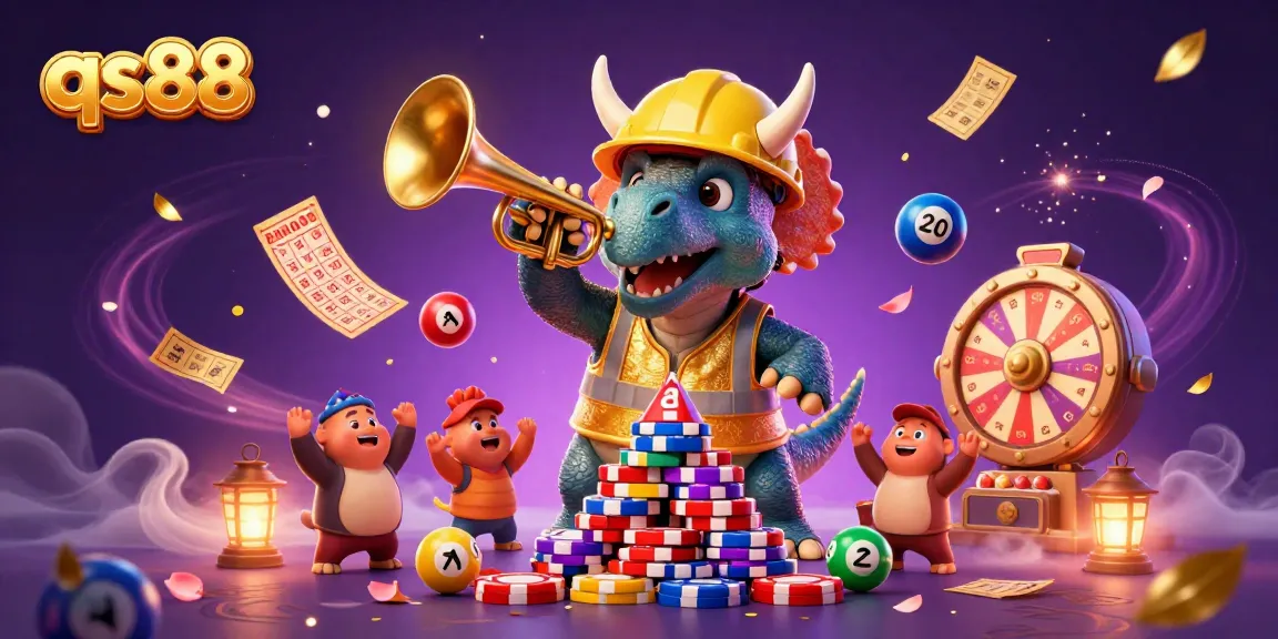 Experience the excitement of qs88 with vibrant games and a celebratory atmosphere filled with colorful lottery elements.
