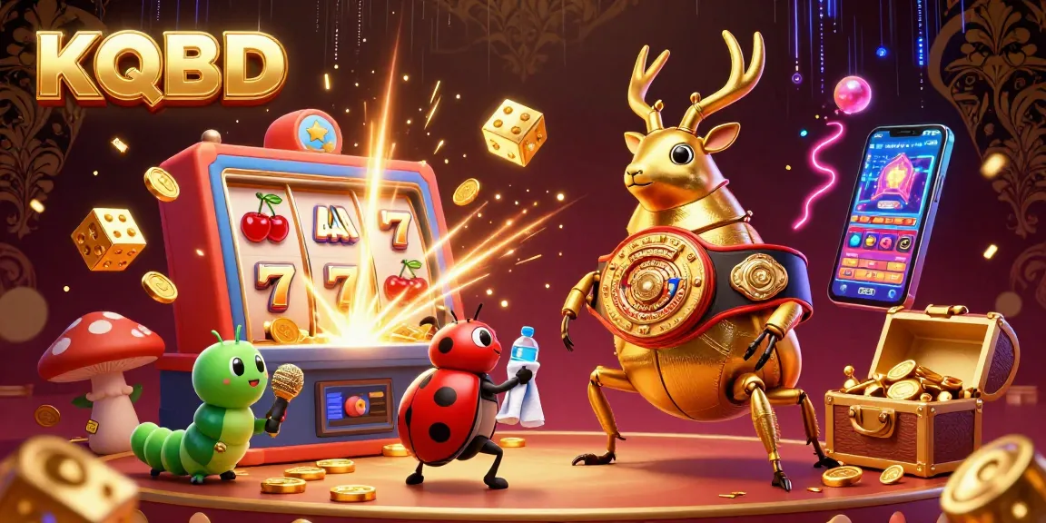 KQBD live betting excitement with vibrant cartoon characters in a casino setting, showcasing a thrilling scene full of action.