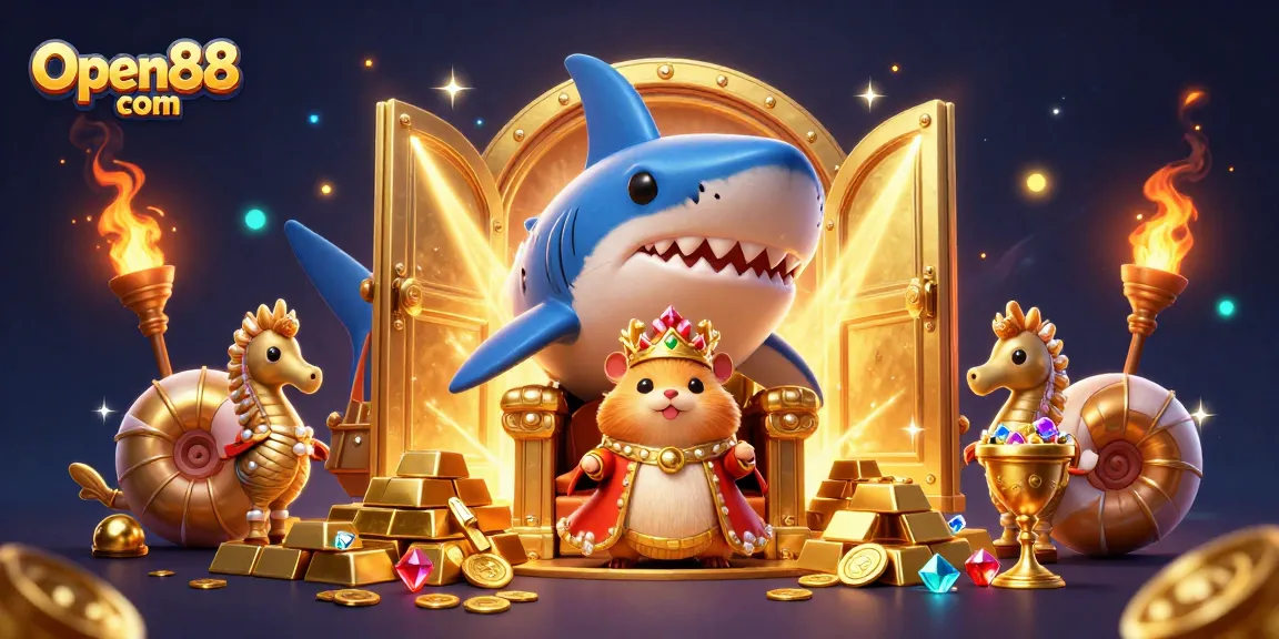 Join the fun at Open88 com with our vibrant casino-themed 3D illustration showcasing thrilling gameplay!