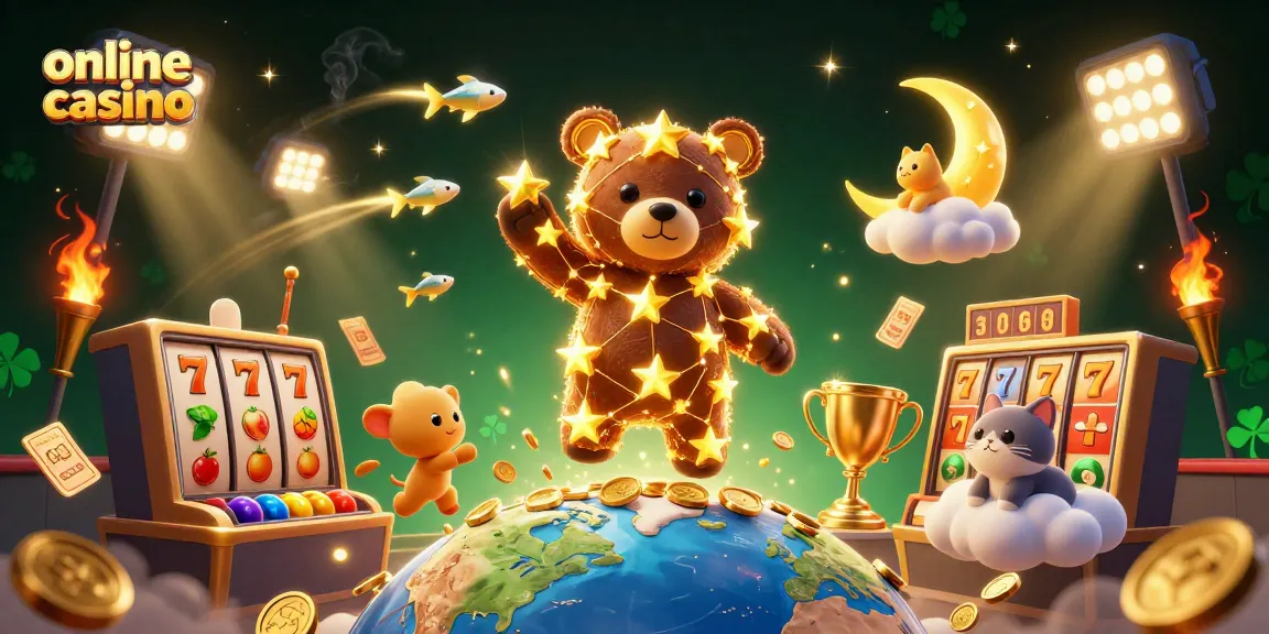 Catch exciting online casino action with magical constellations and vibrant elements.