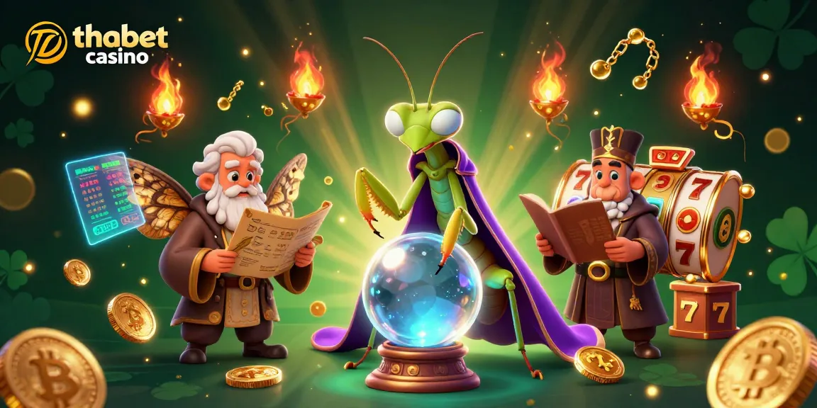 Engage in thrilling slot games at thabet casino with vibrant characters and crypto elements.